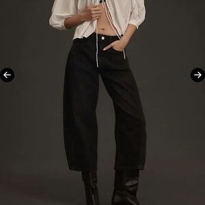 Pilcro Kenna Mid-Rise Heritage Barrel Jeans